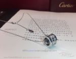 AAA Copy Cartier Nut Necklace Price - Silver Diamond